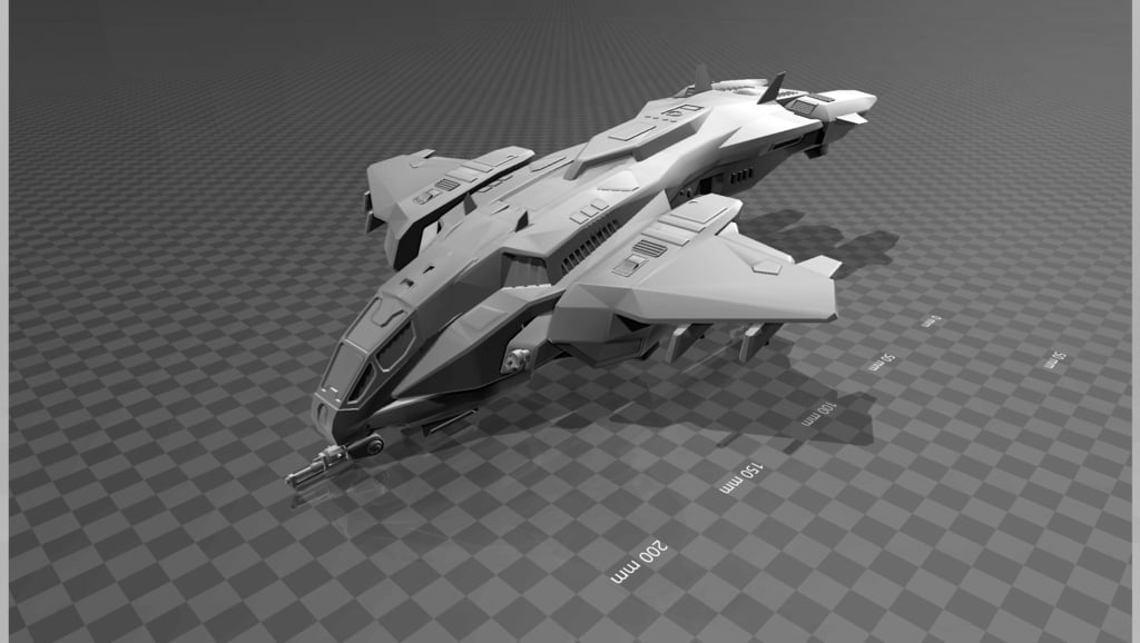 Halo 3/Halo Reach inspired Pelican (Lots of details)