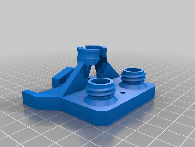 A mixin of 2/3 other extruder plate with cable holder.