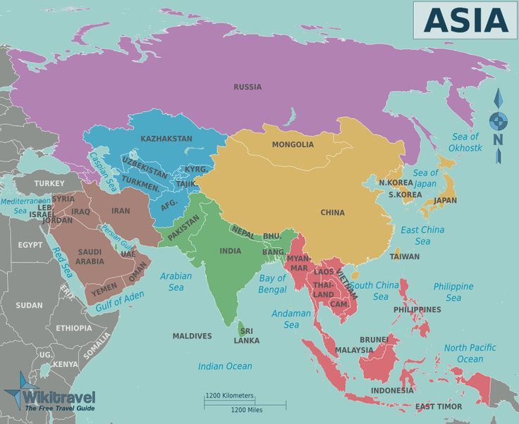 Asia - all countries collection