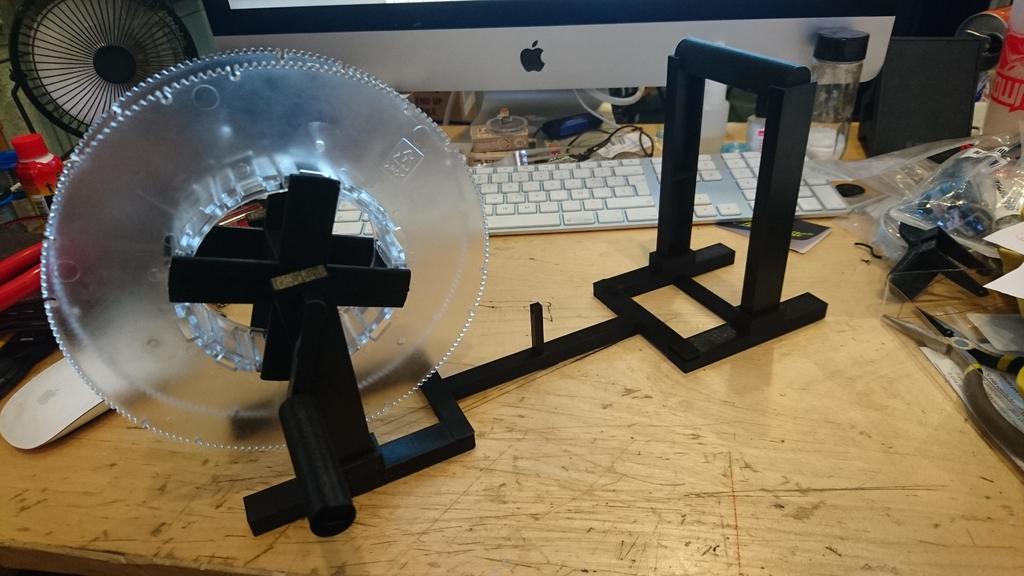 Cube 3 3D Printer Filament Rewinder BIGGER SPOOL