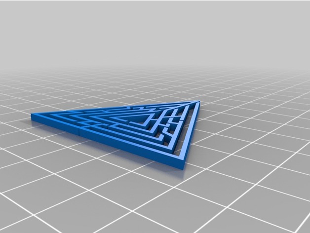 My Customized Random maze triangle generator