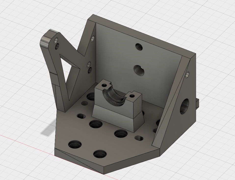 Anet A8 E3D V6 Direct Mount with extra holes