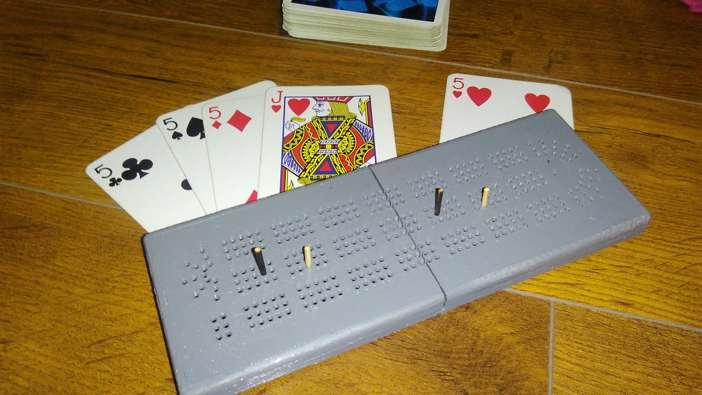 Card holder & Cribbage board