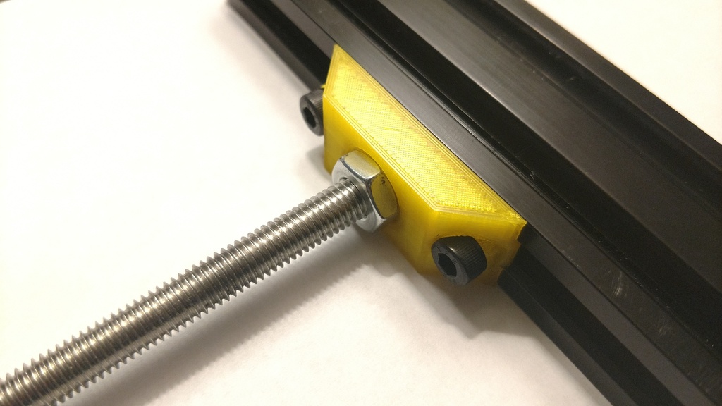 8mm Threaded rod spool mount V-Slot extrusion