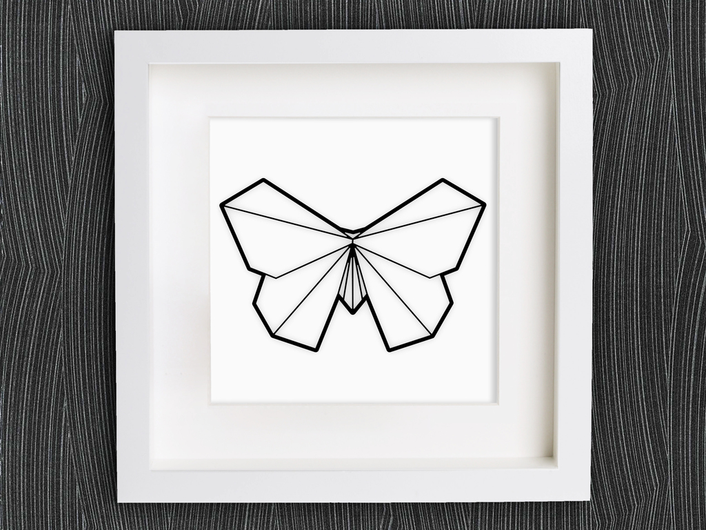 Customizable Origami Butterfly