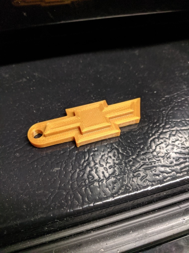 Chevy Bow Tie Keychain
