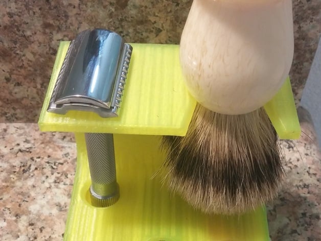 Razor and Shaving Brush Holder