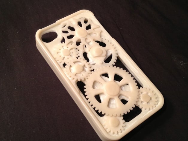 Improved Iphone Gear Case With Geneva Mechanism