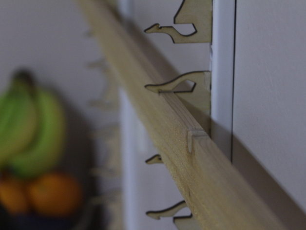 Laser-cut brackets for wall mounting pretty much anything