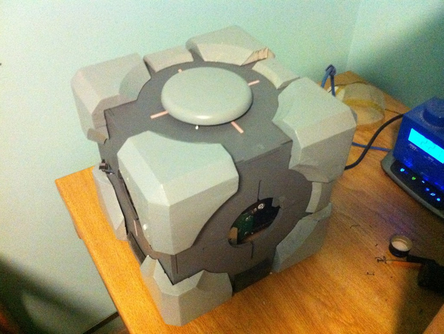 Weighted Companion Cube Computer Case