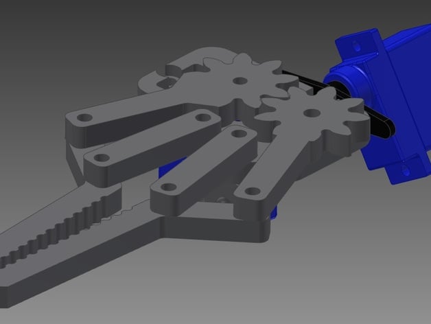 Simple arm gripper for your robot