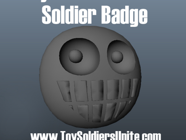 Toy Soldiers Unite 3D Soldier Badge