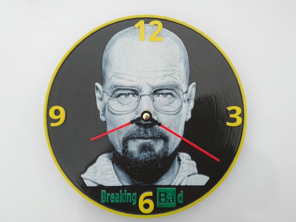 Reloj Breaking Bad 3D
