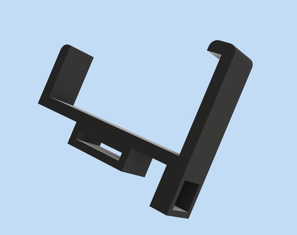 Bottom LED strip clamp for DELL 2711 monitor