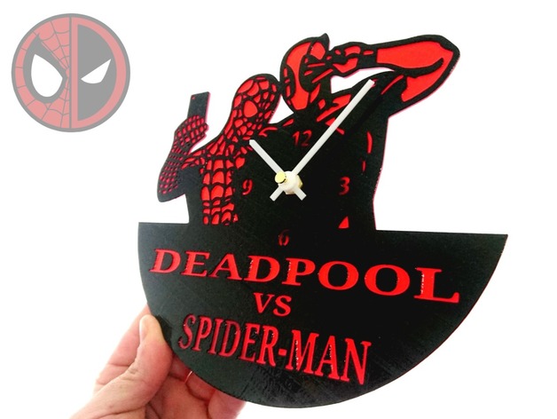 Reloj Deadpool Vs Spiderman
