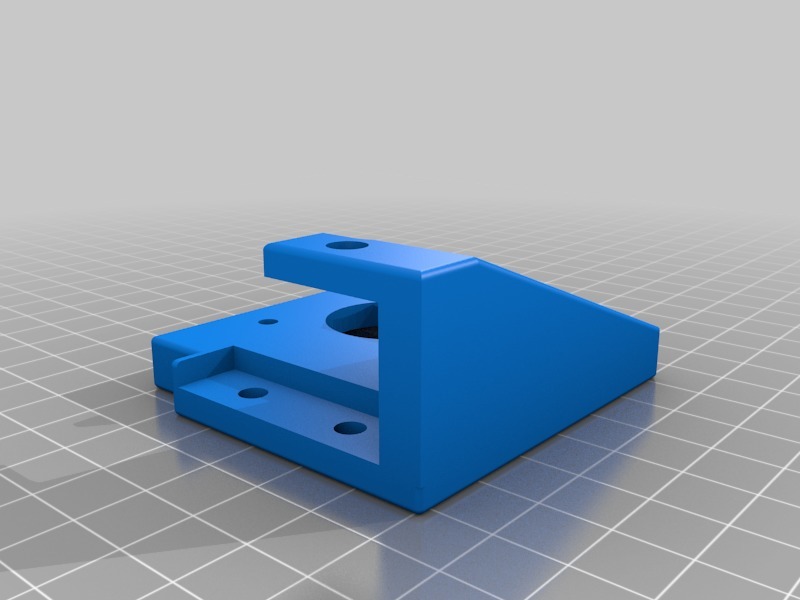 Creality Ender 3 - Y Axis Damper Mount - Bed Clearance remix