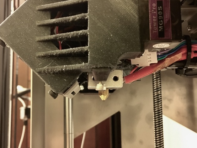 Infinity X1 3D printer fan duct enhancer
