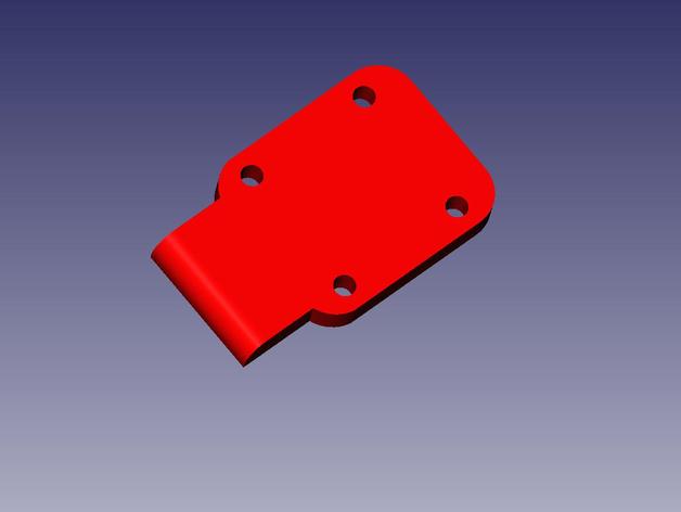 separador steel infill 3D 74 Geared Extruder