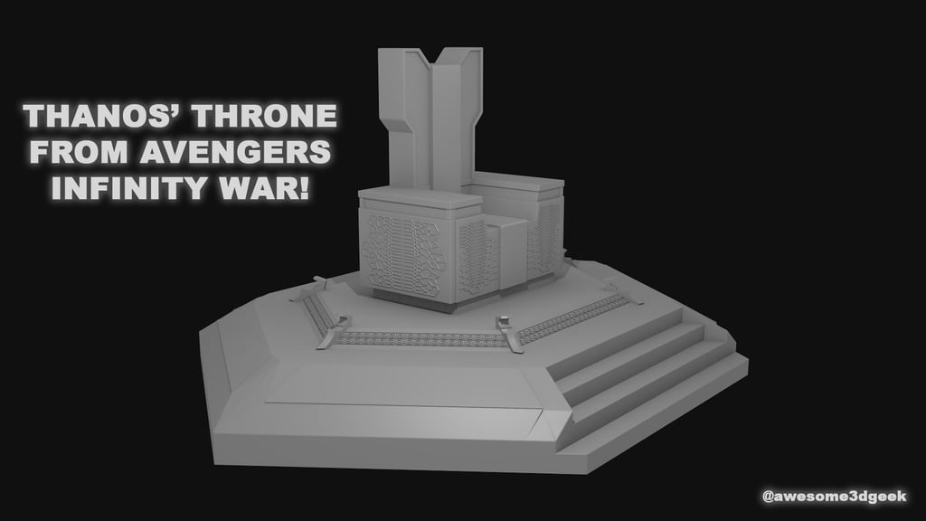 Thanos Throne from Infinity War