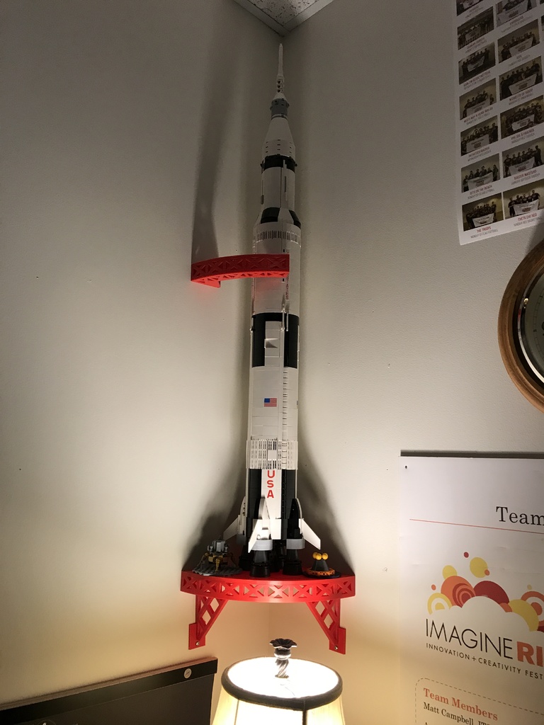 LEGO Saturn V Shelf