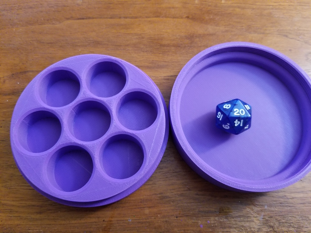 Small Dice holders and dice tray