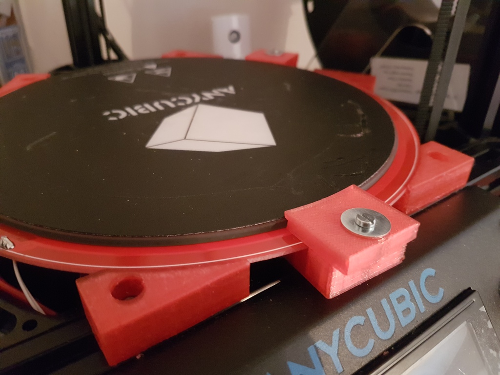 Anycubic Kossel 220mm Heated Bed Glass Mount
