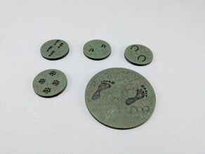 28mm Track Markers