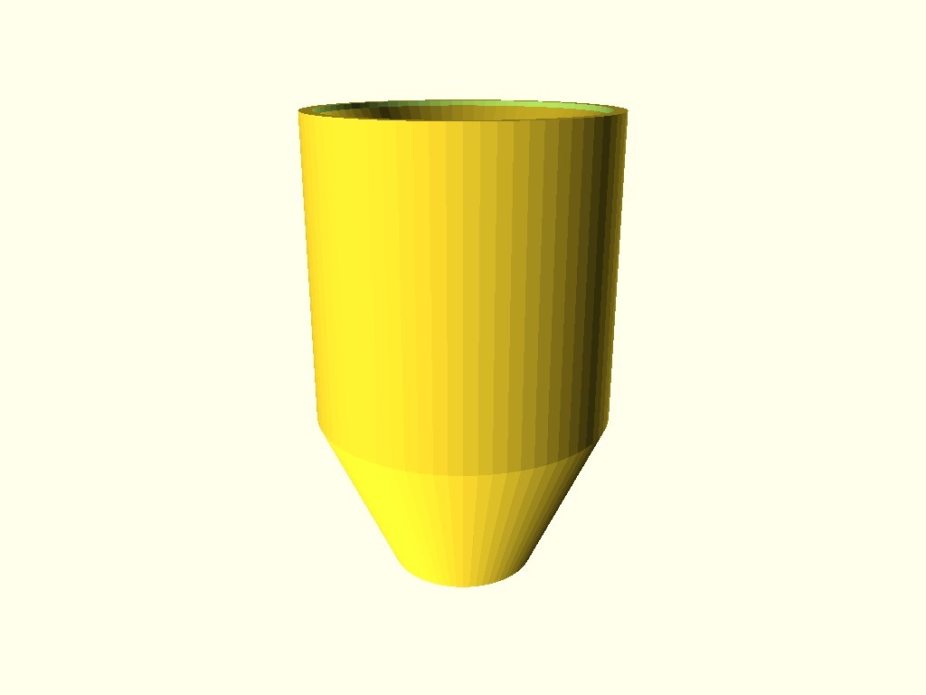 Filament funnel for CraftBot