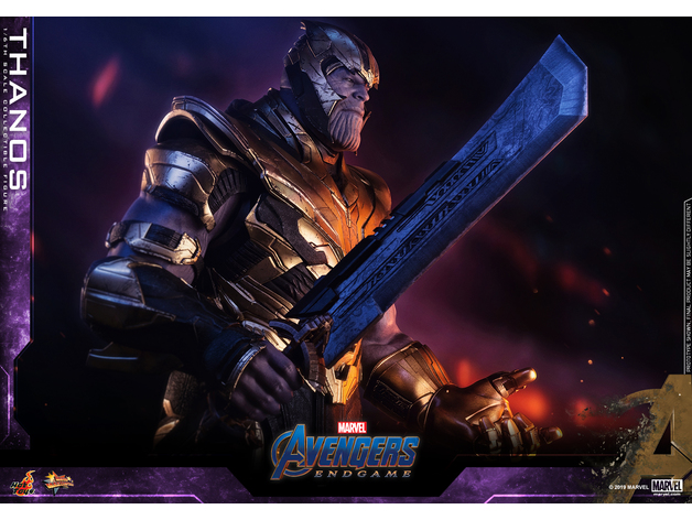 3D Printed Thanos sword, Avengers Endgame by Odrivous