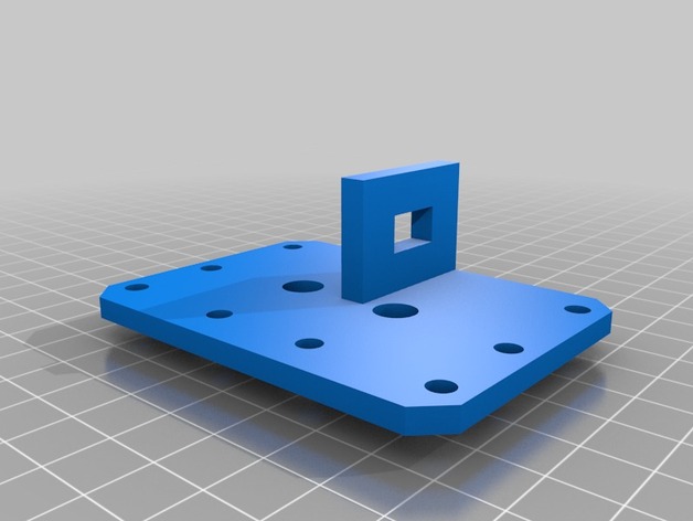DyzeXtruder Adaptor Plate for Prusa i3