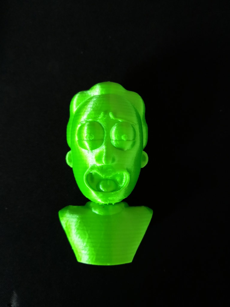 Jerry bust from Rick and Morty