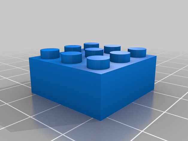 http://customizer.makerbot.com/things/50437/files/133656#3x3x1Lego Brick