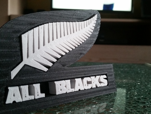 All Blacks 3D Logo