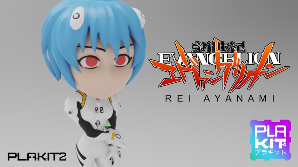 Neon Genesis Evangelion Rei Ayanami (PlaKit2 Series)