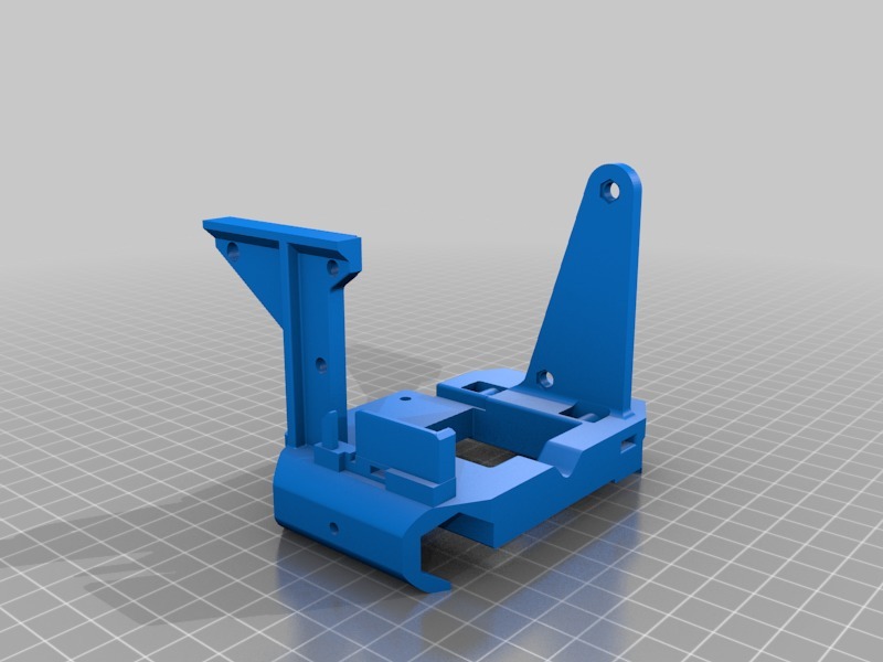 Anet A6 Titan Aero X Carrier with bracket for 27 mm piezo disc