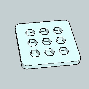 Hexagon Ice Tray