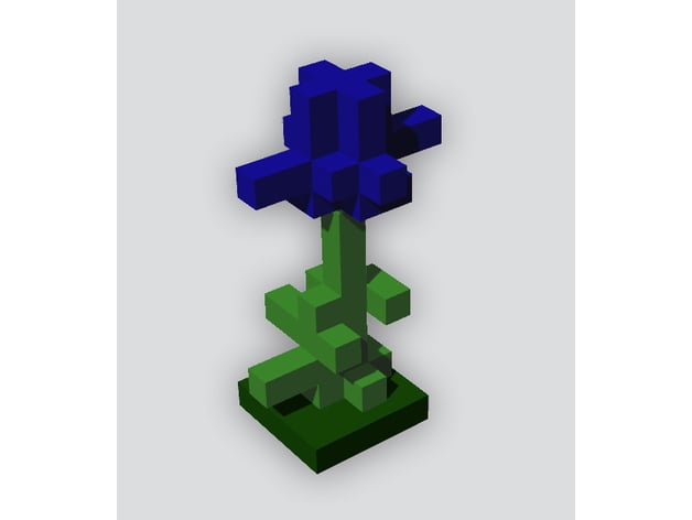 Minecraft Cyan Flower