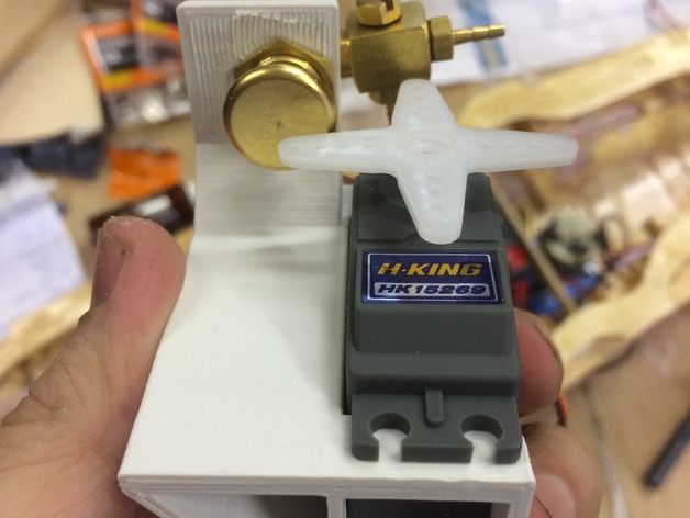 Servo+Clippard valve holder