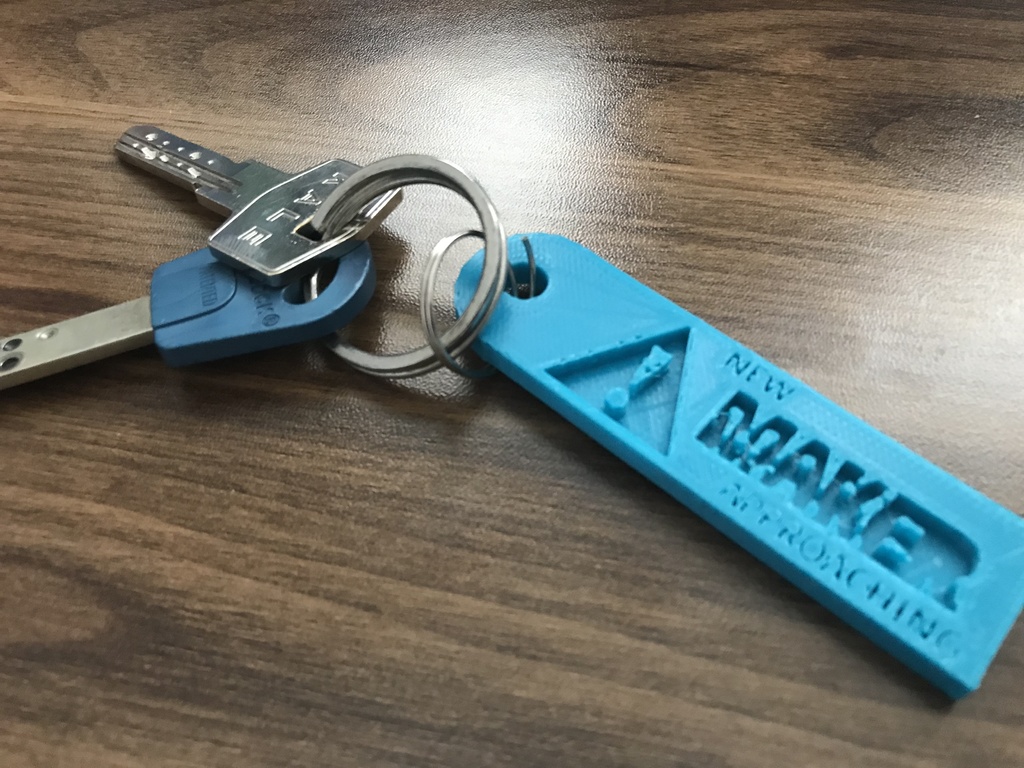 New Maker Approaching Keychain