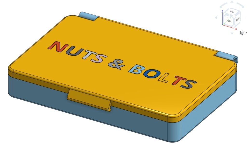 Storage Box for nuts, bolts and screws for desktop tower