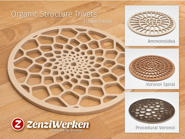 Various Organic Structure Trivets Cnclaser