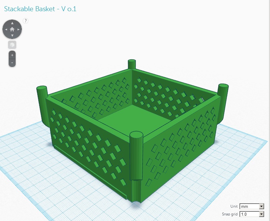 Stackable Basket - V o.1