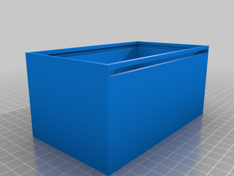 Storage Box with Sliding Lid