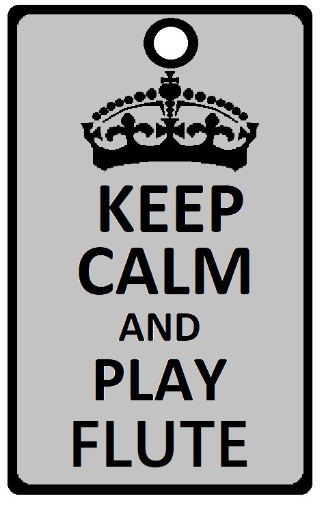 Keep calm an play flute