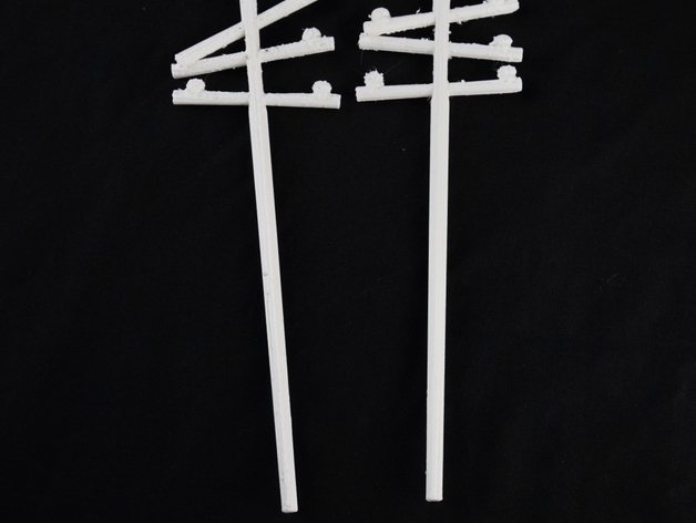 Chopstick lampposts