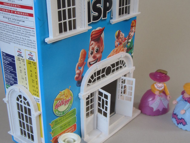 Cereal box, Baroque house