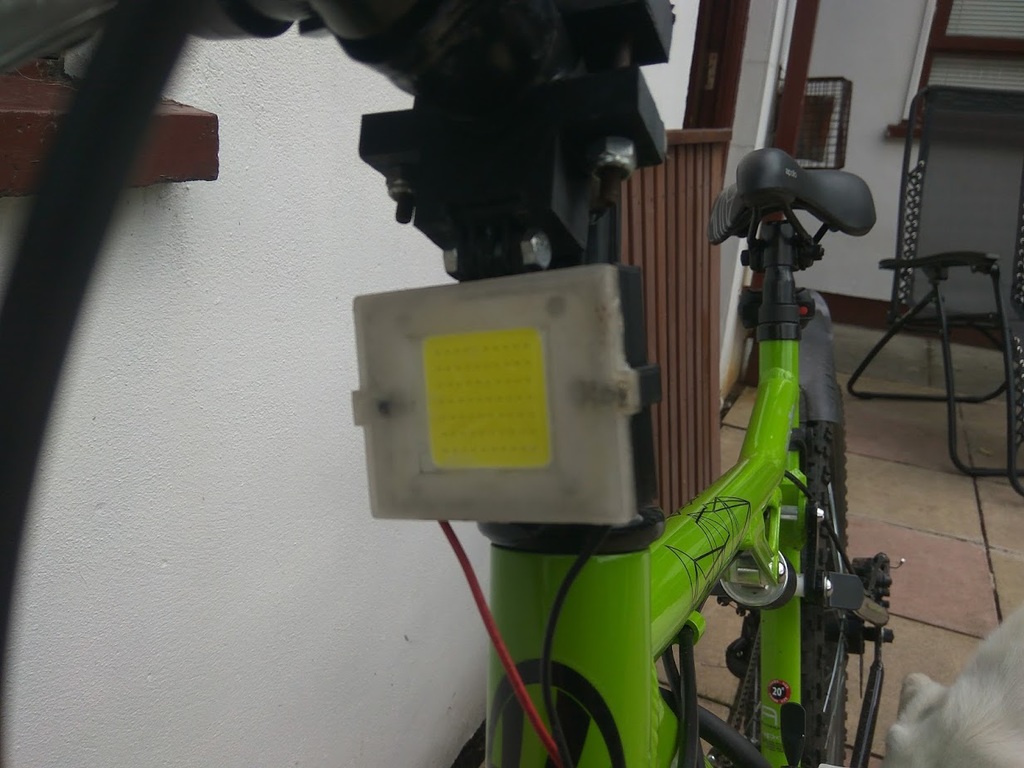 30W LED Bike Light Holder and Assembly