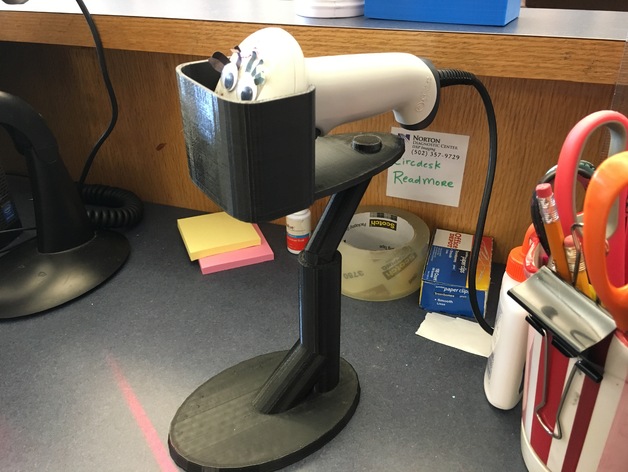Library Book Scanner Stand