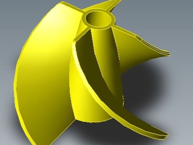 various types of propeller designed in bonzai3d