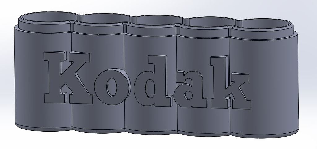 120 Film Container Case Box - Kodak 